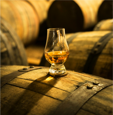 Glencairn glass in Warehouse 8