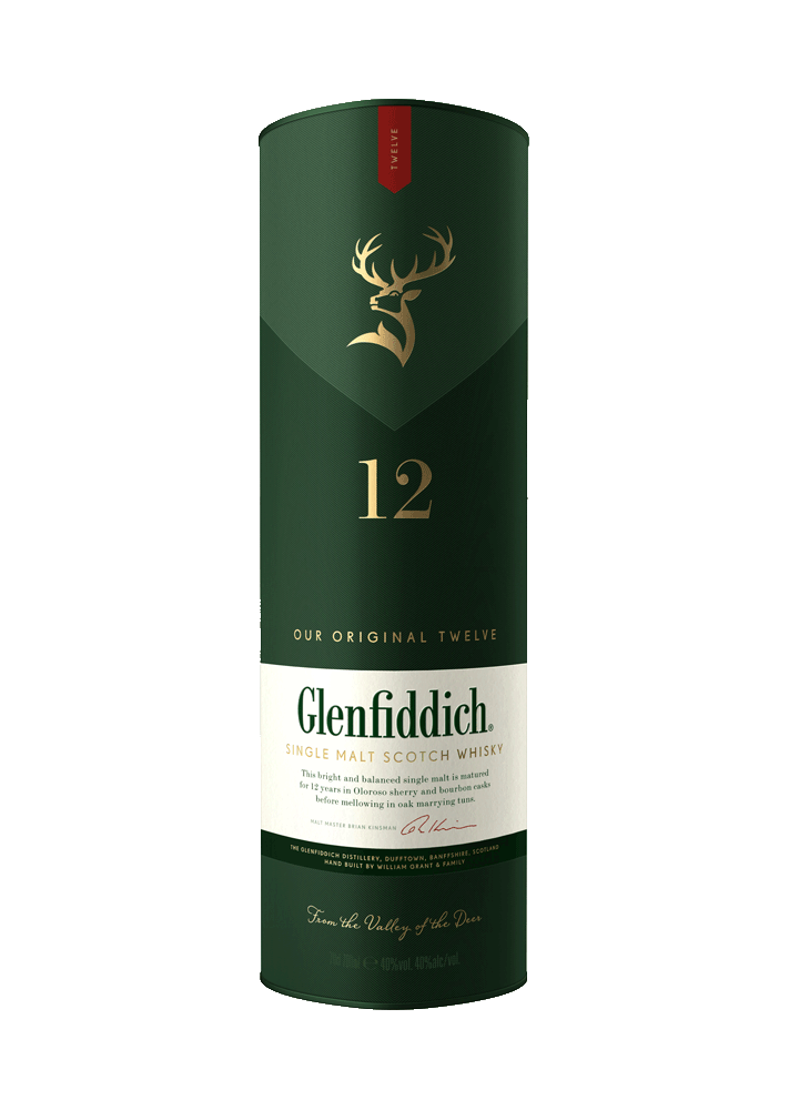 Glenfiddich 12 Year Old case